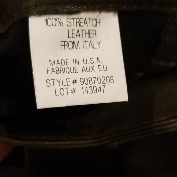 Theory NWT Deep Chocolate Leather Cargo Pants 8 - Picture 5 of 5